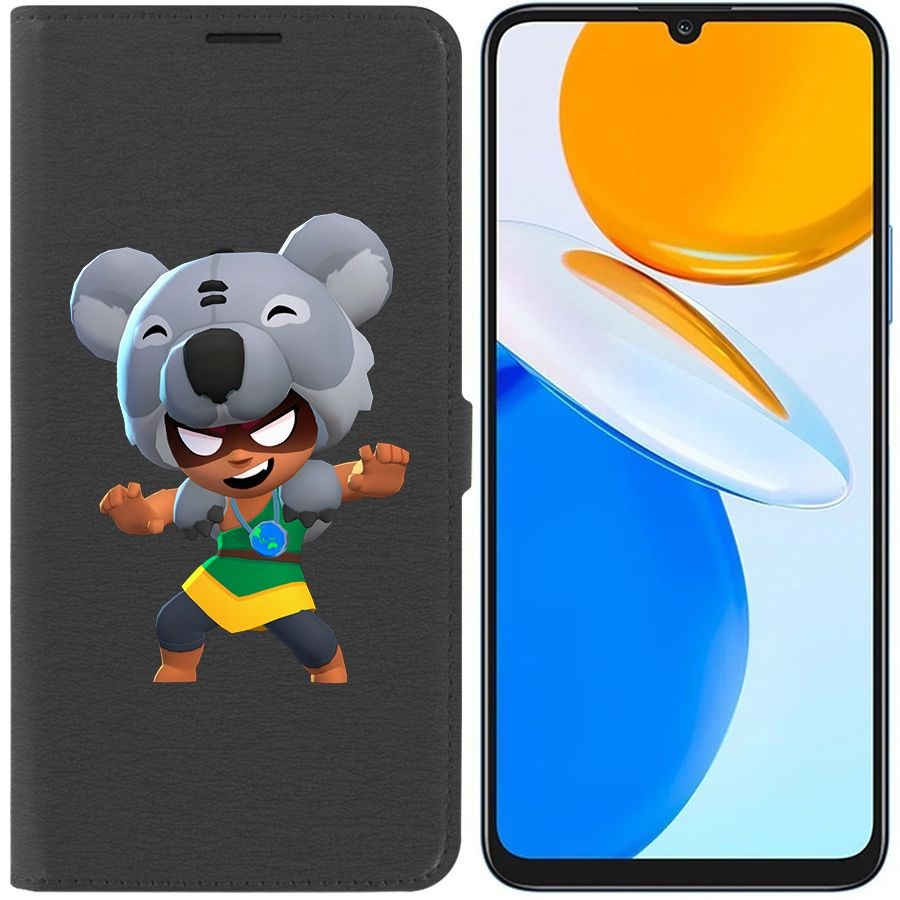 

Чехол-книжка Eco Book для Honor X7 Brawl Stars-Нита Коала