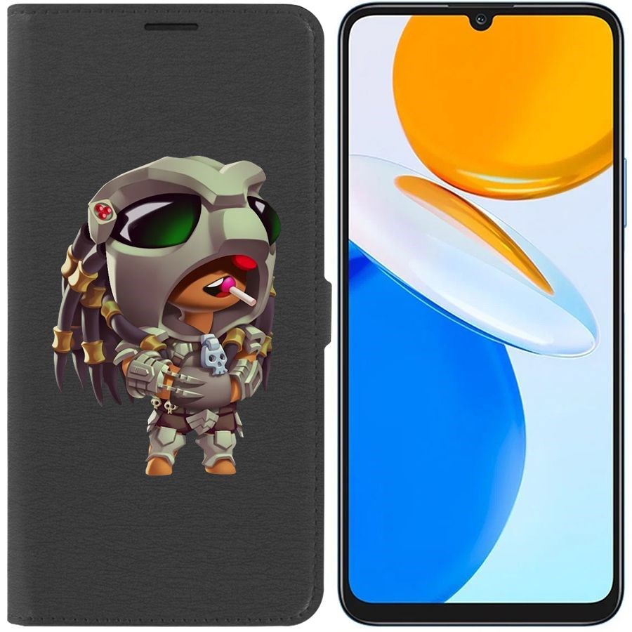 

Чехол-книжка Eco Book для Honor X7 Brawl Stars-Леон Хищник