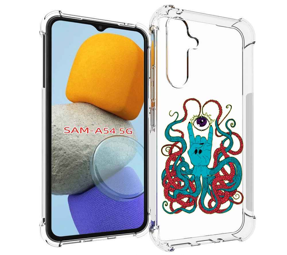 

Чехол MyPads осьминог-рука абстракция для Samsung Galaxy A54, Tocco