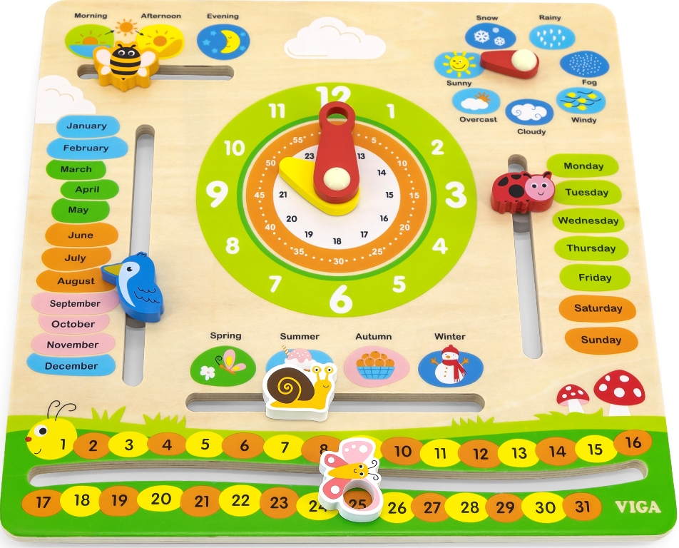 

Игровой модуль Календарь, арт. 44538 VIGA, 44538
