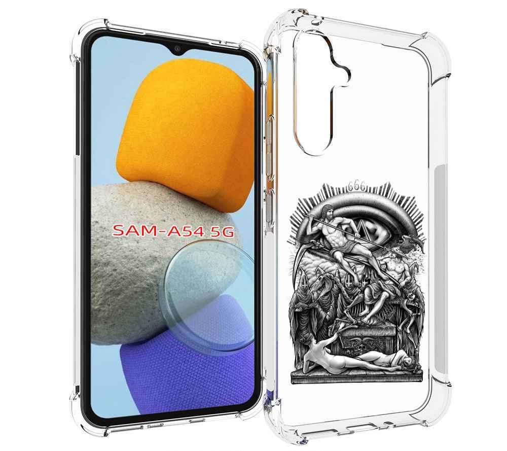

Чехол MyPads оракул черно белый для Samsung Galaxy A54, Tocco