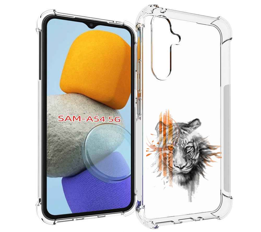 

Чехол MyPads огненный тигр для Samsung Galaxy A54, Tocco