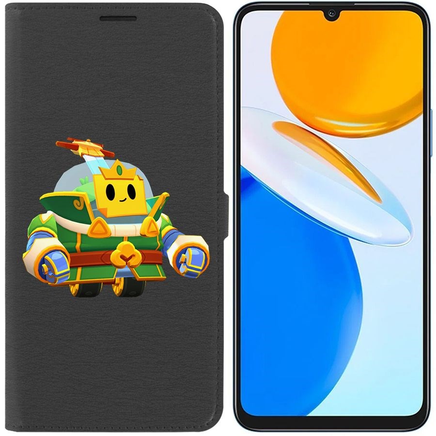 

Чехол-книжка Eco Book для Honor X7 Brawl Stars-Изумрудный Принц Спраут