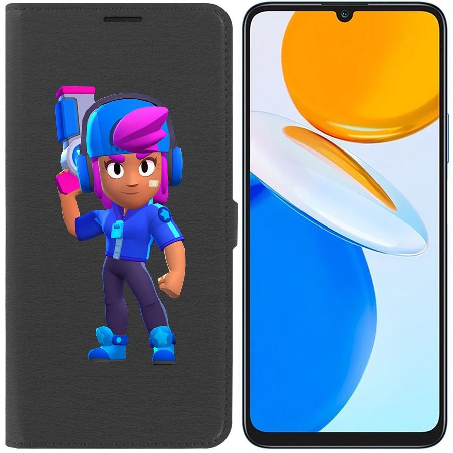

Чехол-книжка Eco Book для Honor X7 Brawl Stars-Звёздная Шелли