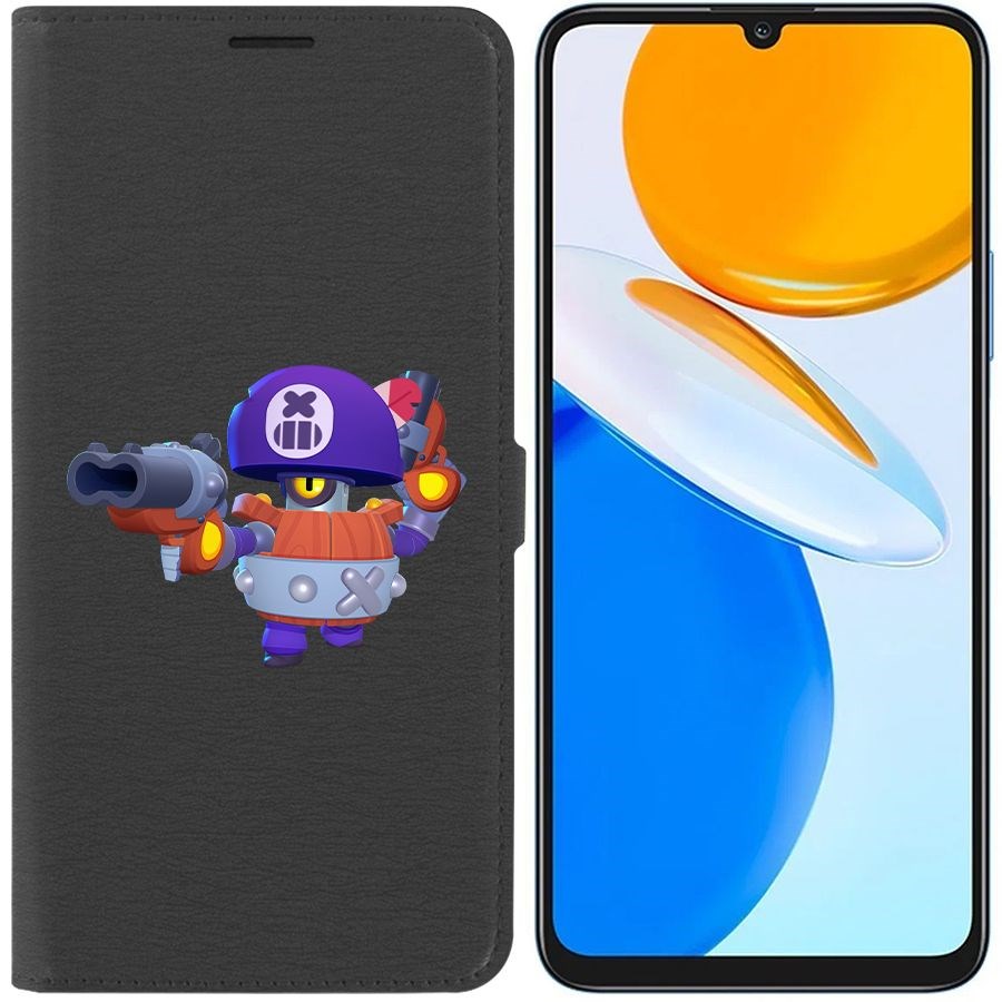 

Чехол-книжка Eco Book для Honor X7 Brawl Stars-Дэррил