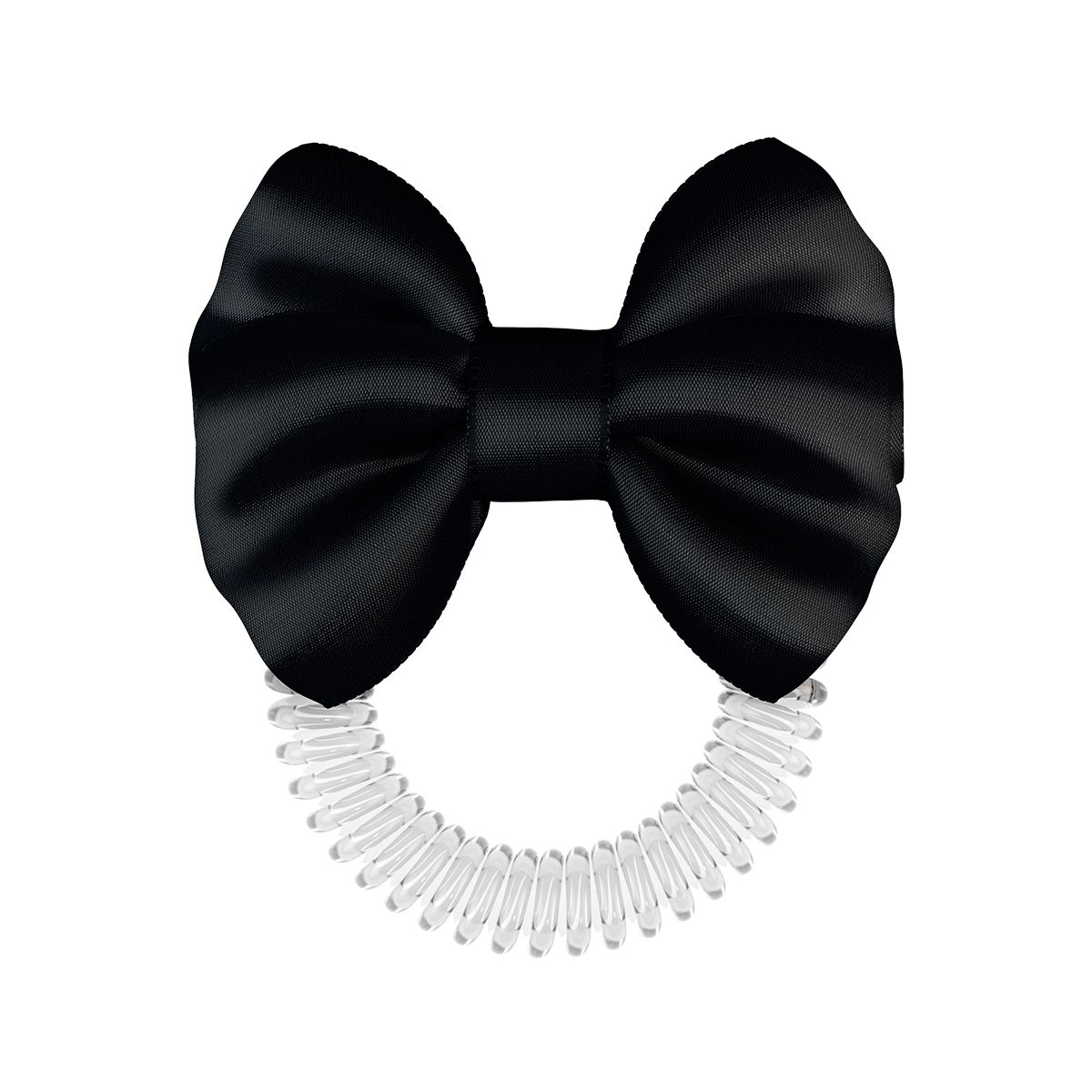 

Резинка для волос invisibobble BOWTIQUE True Black T3176, Прозрачный;черный