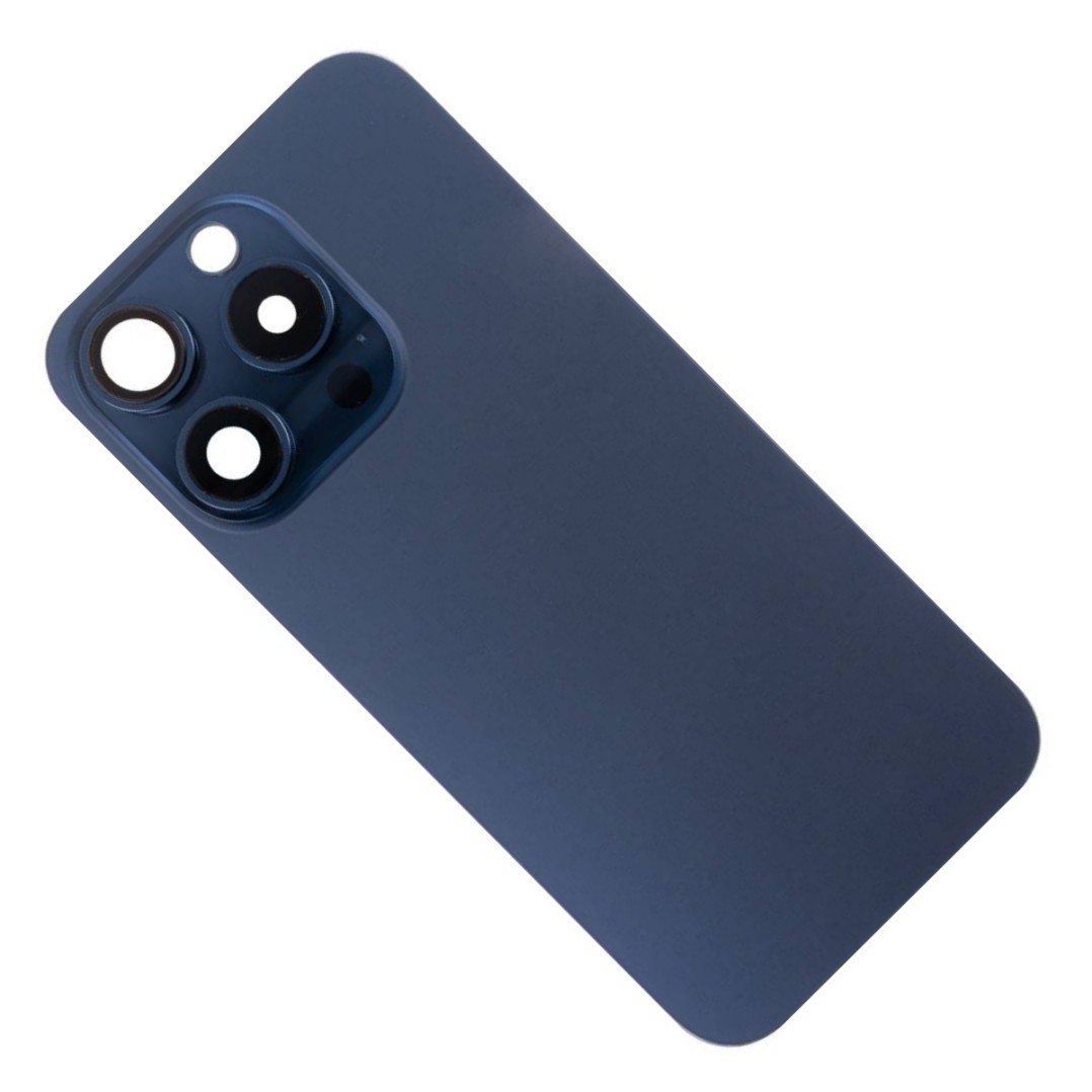 

Задняя крышка для iPhone 15 Pro в сборе <синий> (OEM)