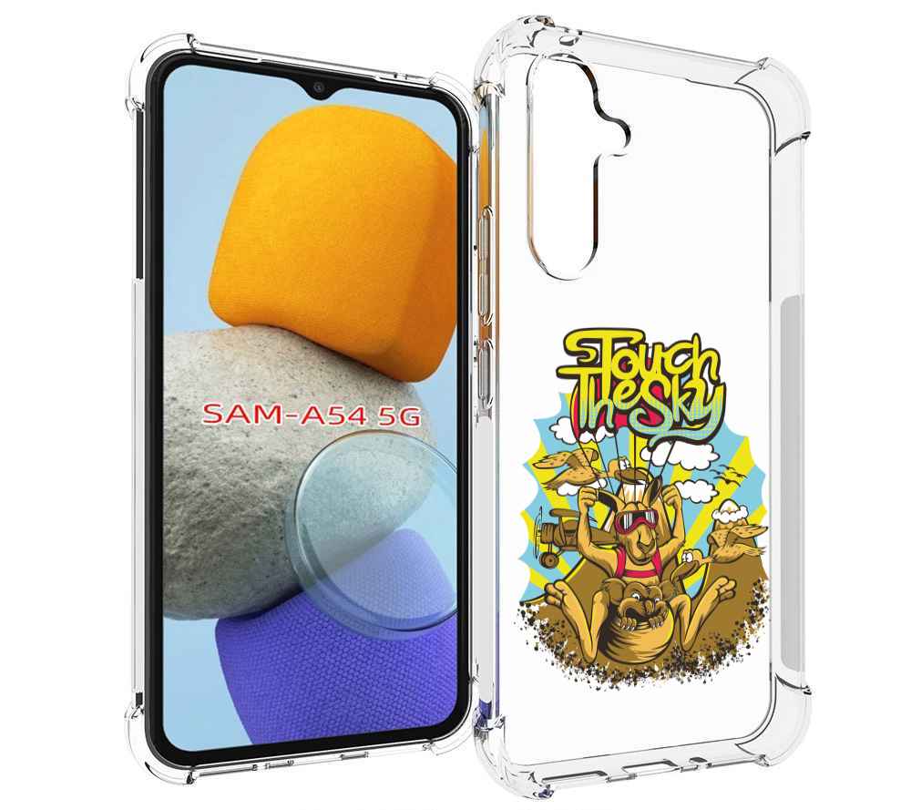 

Чехол MyPads нарисованное кенгуру комикс для Samsung Galaxy A54, Tocco
