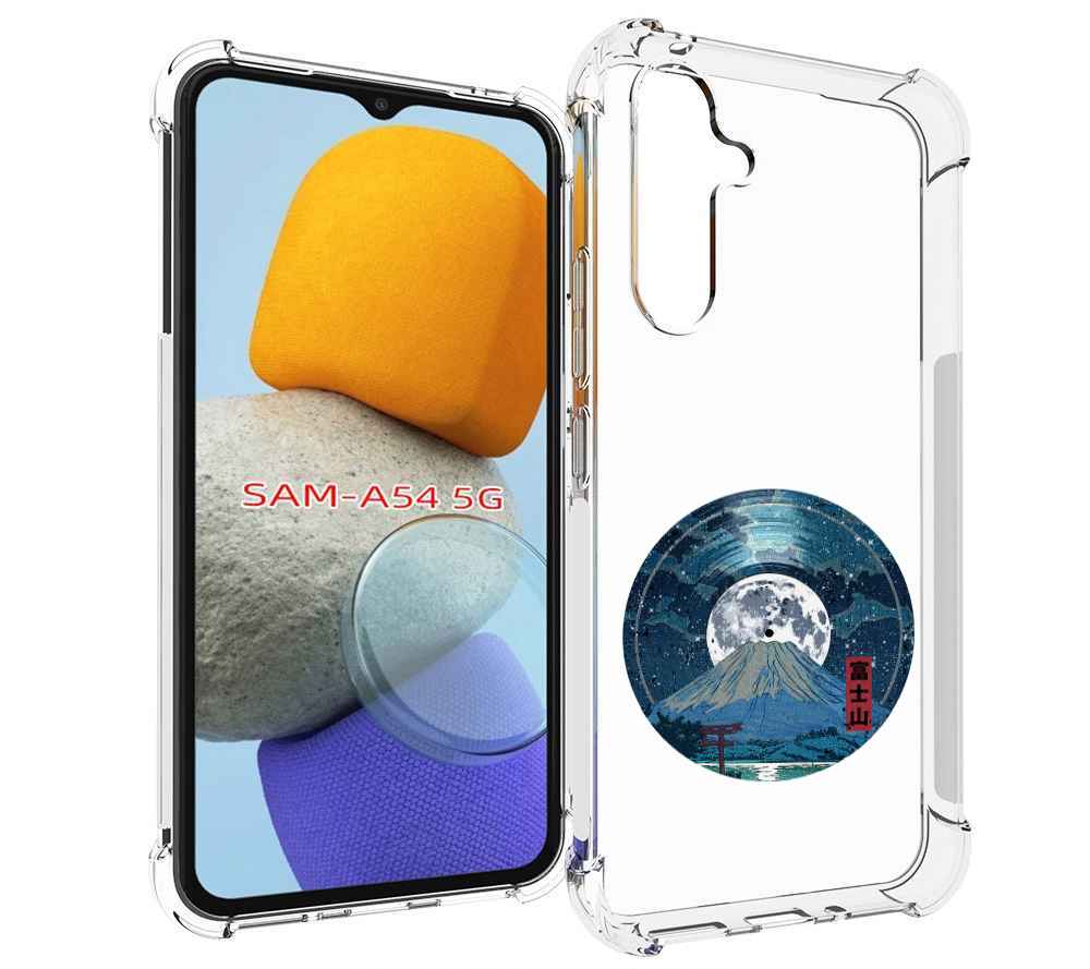 

Чехол MyPads нарисованная виниловая гора с луной для Samsung Galaxy A54, Tocco