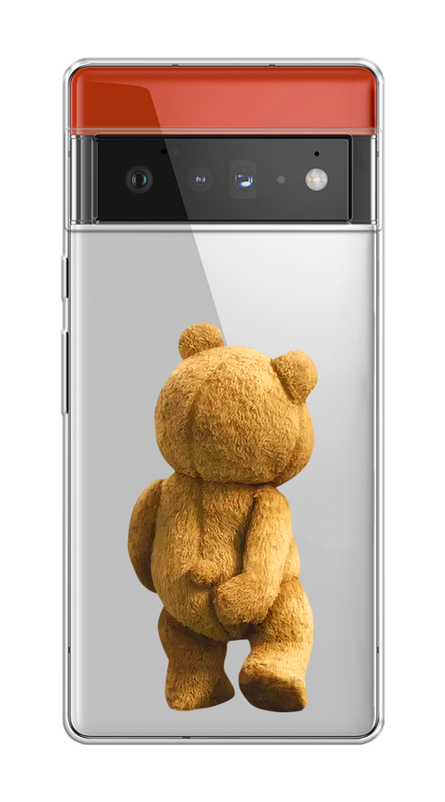

Чехол на Google Pixel 6 Pro "Медвежья спина", Коричневый;прозрачный, 270950-1