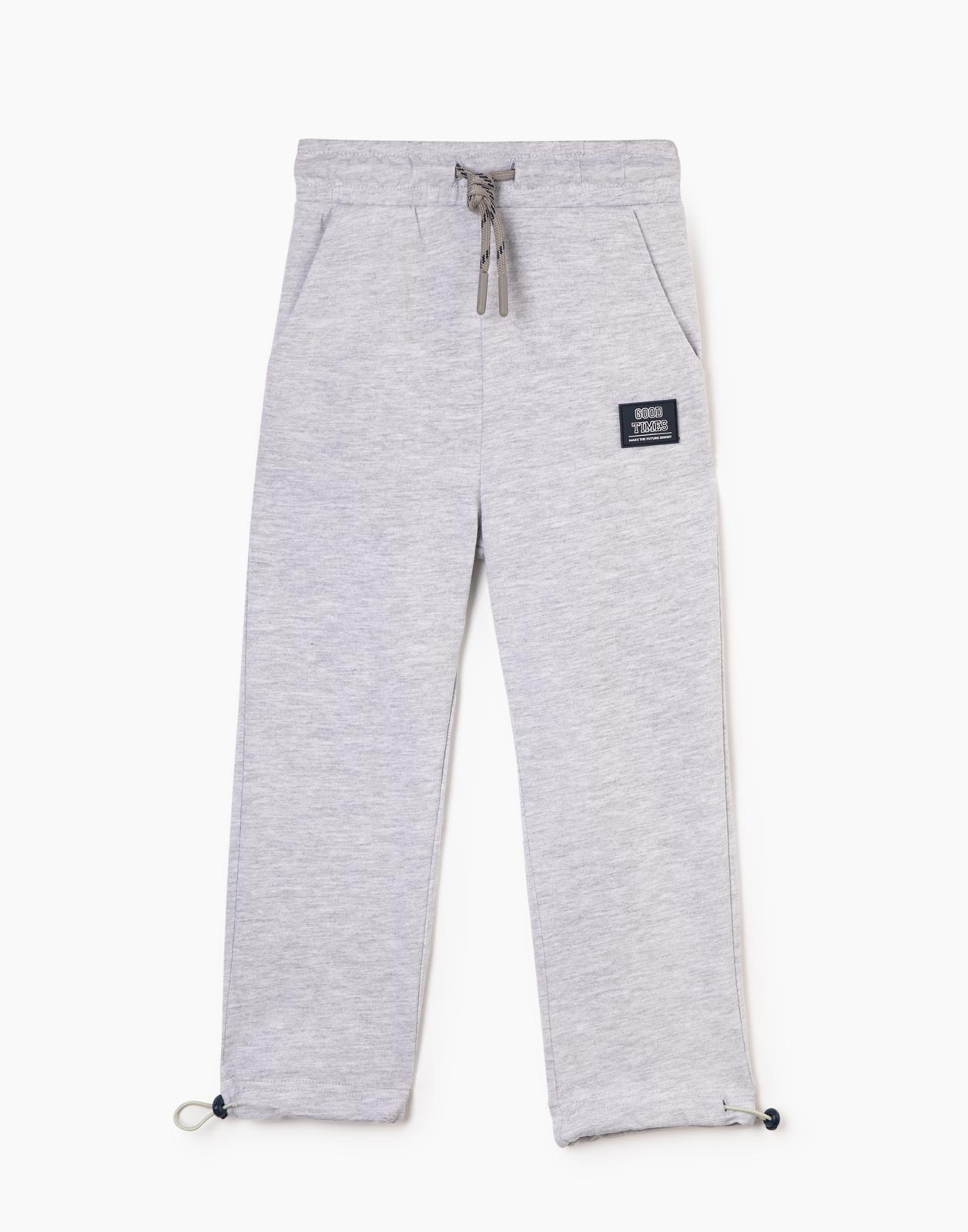 

Серые меланж спортивные брюки Jogger с кулиской для мальчика р.110, Серый, BAC011463