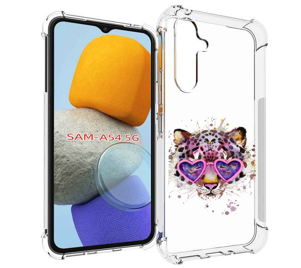

Чехол MyPads модный леопард для Samsung Galaxy A54, Tocco
