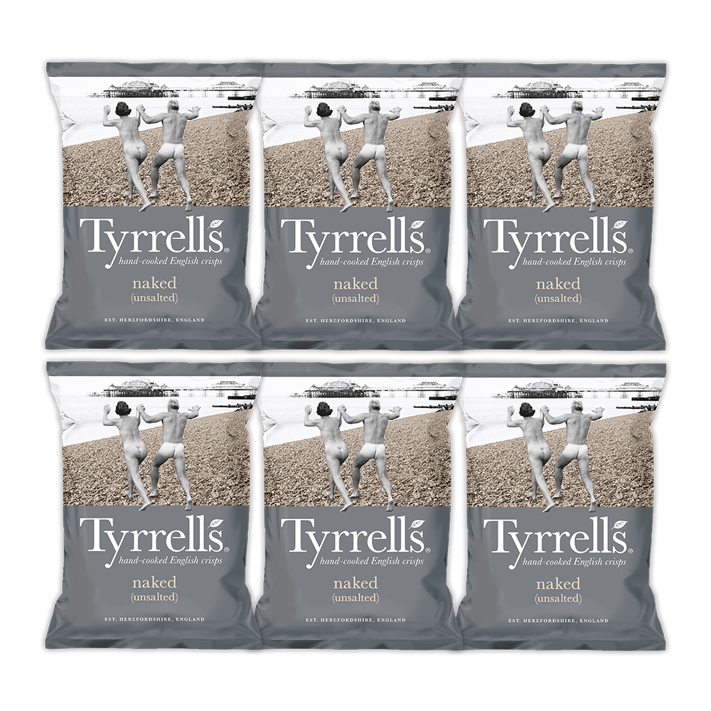

Чипсы картофельные TYRRELLS Несоленые 150г /6