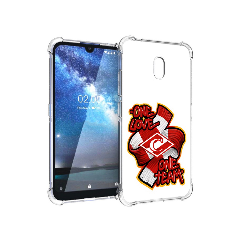 

Чехол MyPads Tocco для Nokia 2.2 ФК спарак 1 любовь (PT134721.103.184), Прозрачный, Tocco