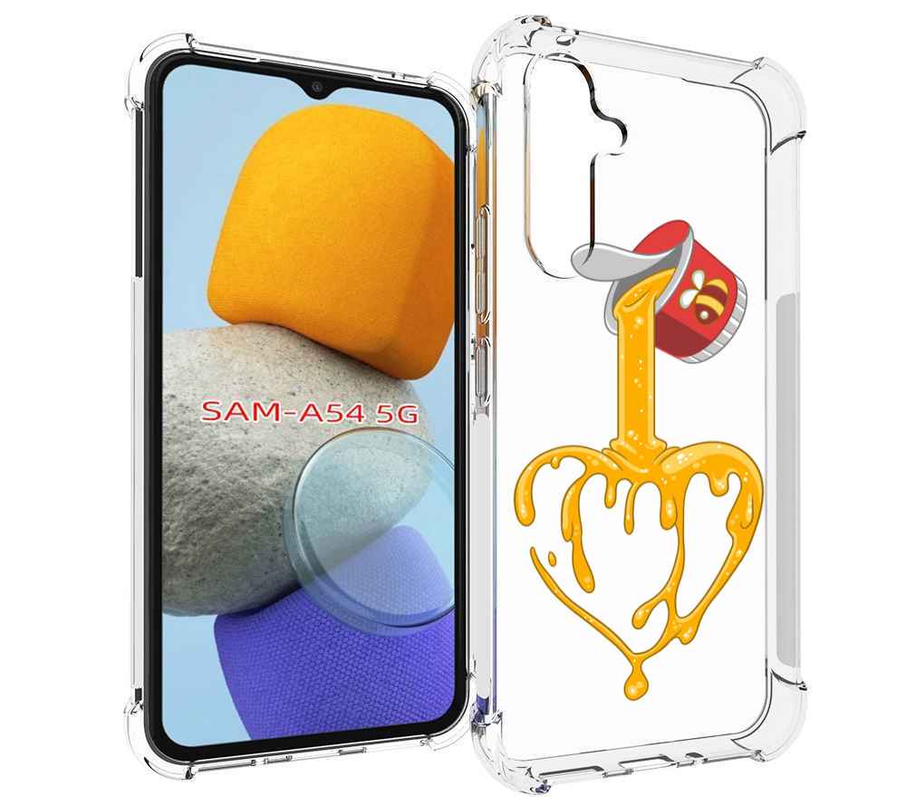 

Чехол MyPads медовое сердце для Samsung Galaxy A54, Tocco