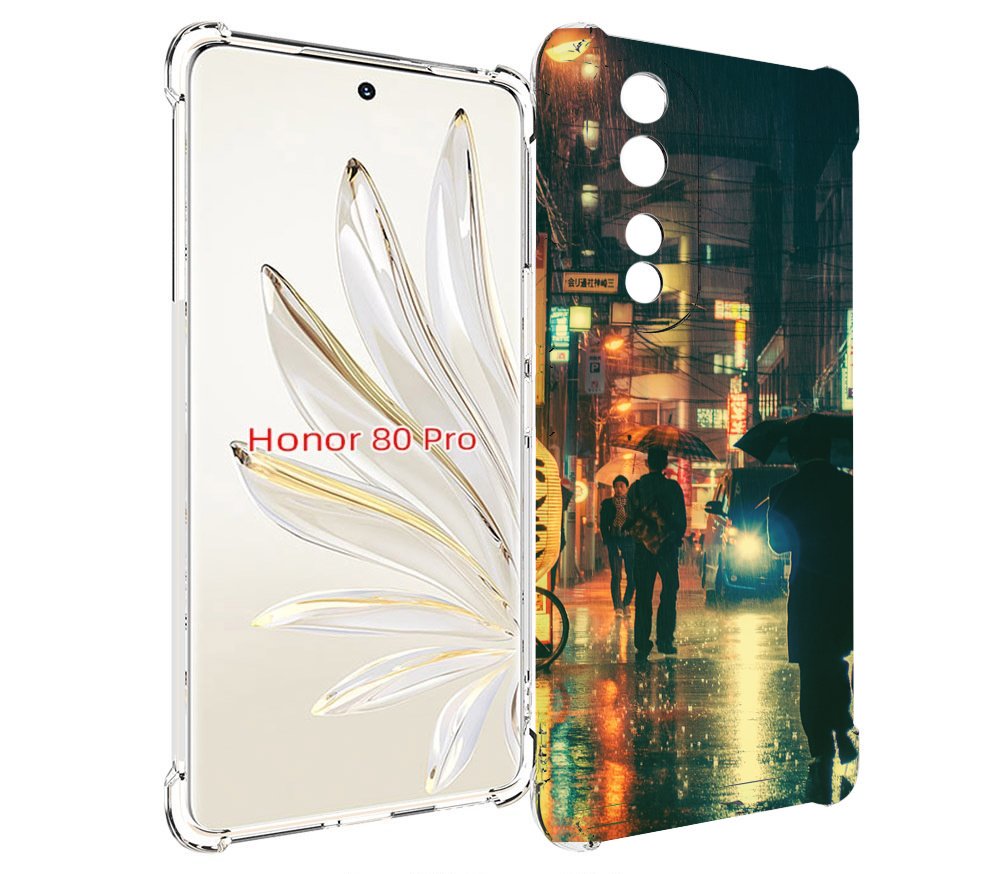 

Чехол MyPads Токио-сеул для Honor 80 Pro, Прозрачный, Tocco