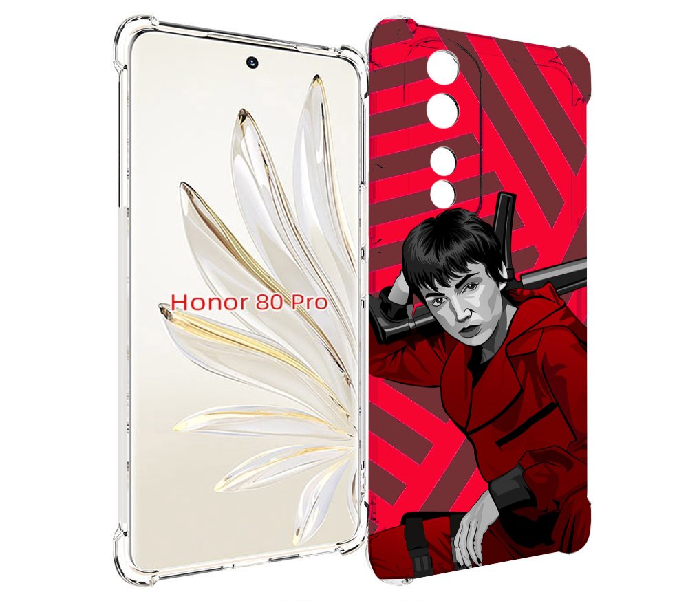 

Чехол MyPads Токио-бумажный-дом для Honor 80 Pro, Прозрачный, Tocco