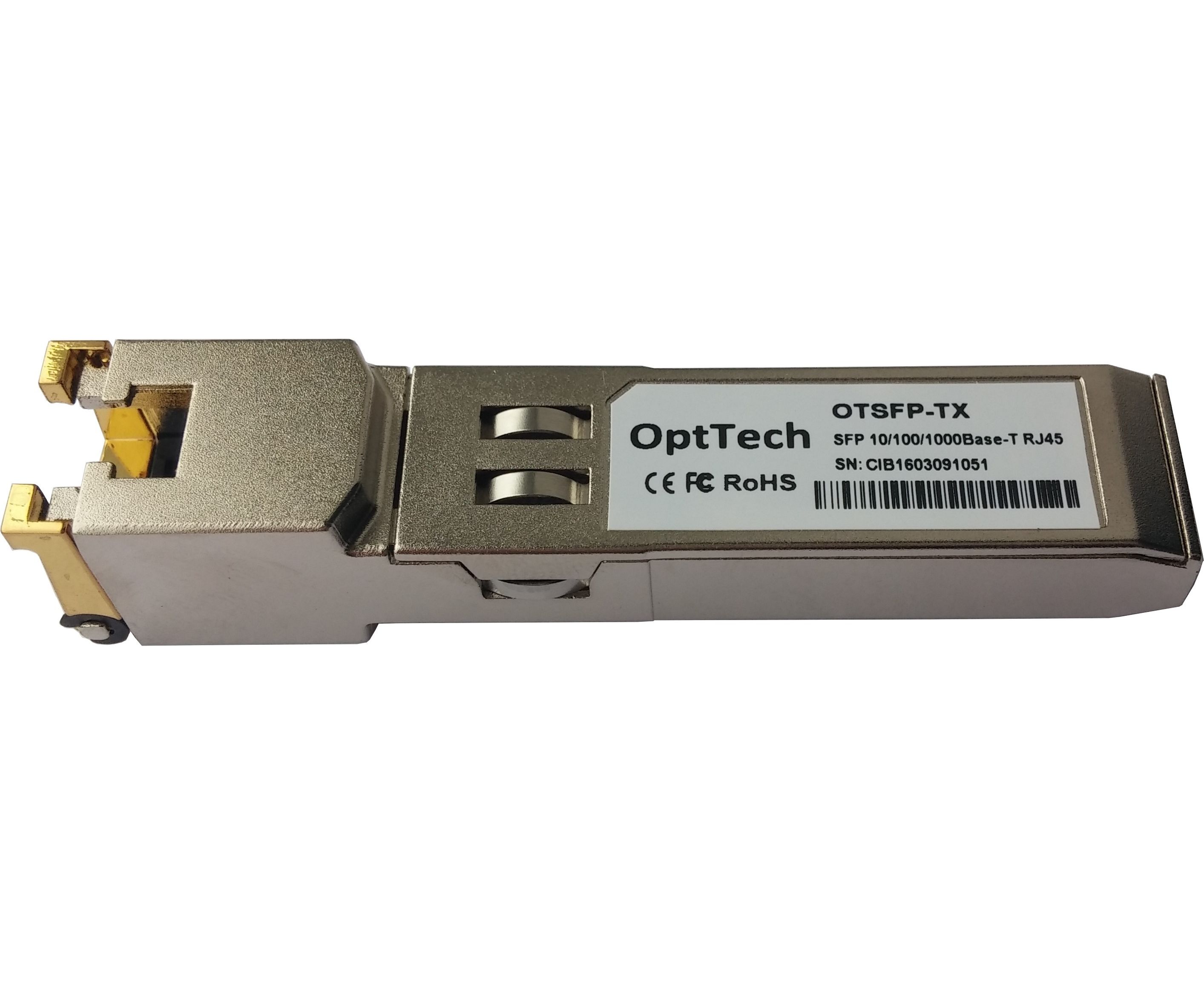 фото Модуль sfp b4com b4t-sfp-1g-t 100/1000base с интерфейсом rj-45, 100 м