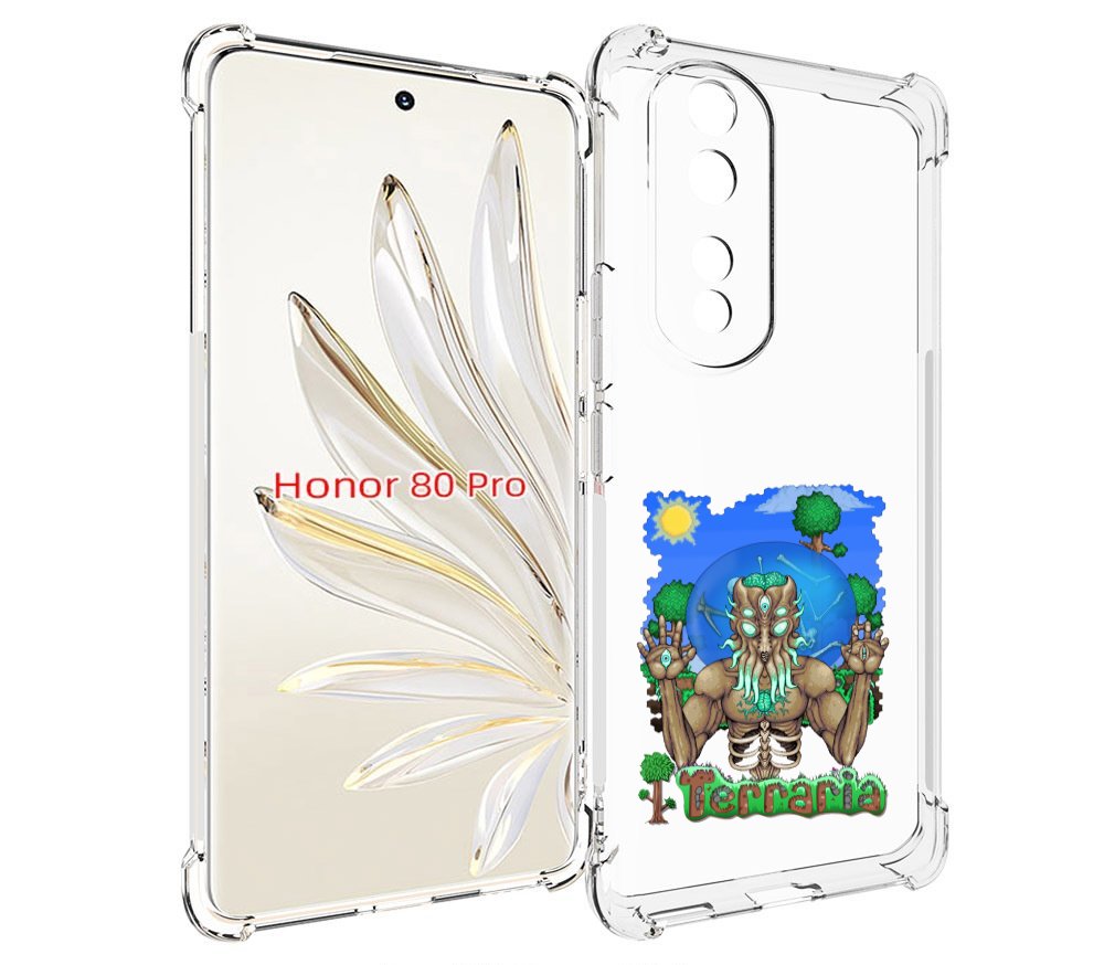 

Чехол MyPads Террария для Honor 80 Pro, Прозрачный, Tocco