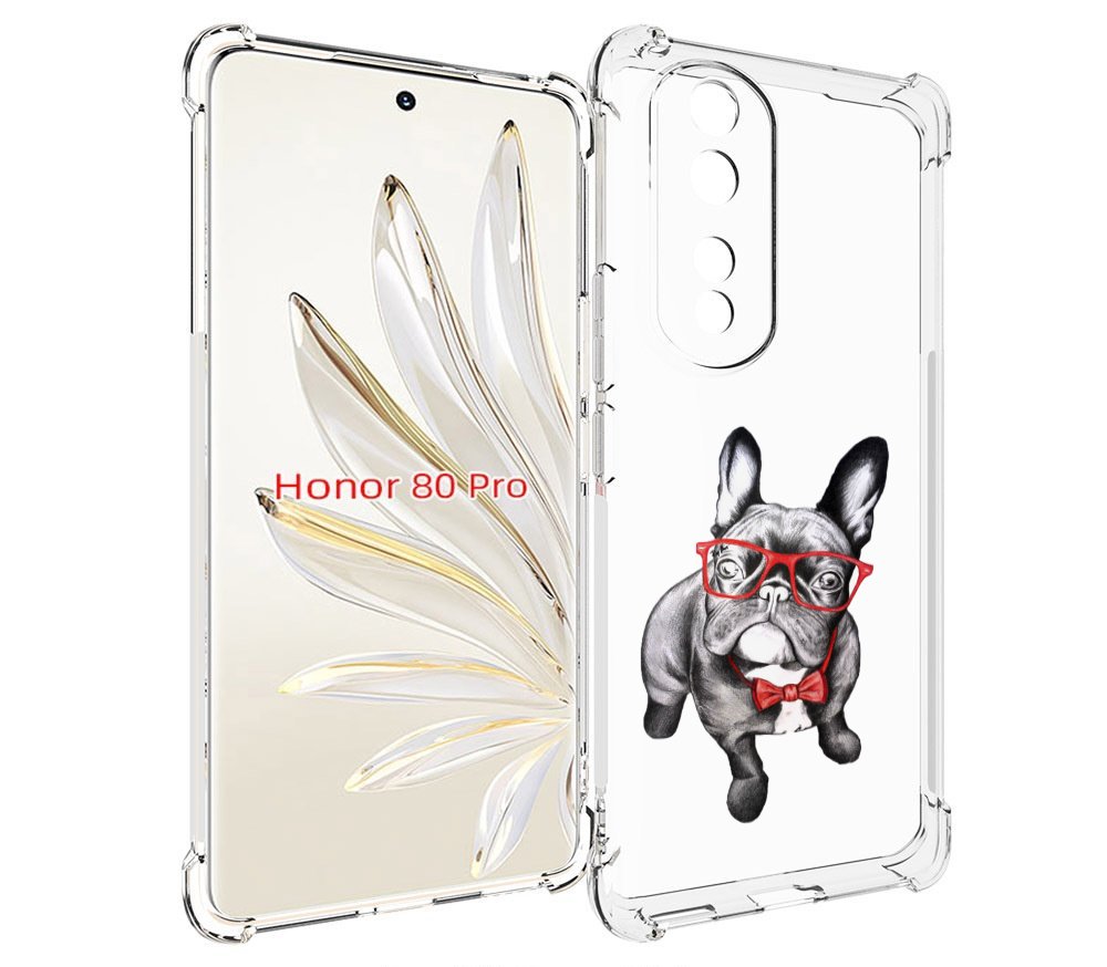

Чехол MyPads Стильняга для Honor 80 Pro, Прозрачный, Tocco