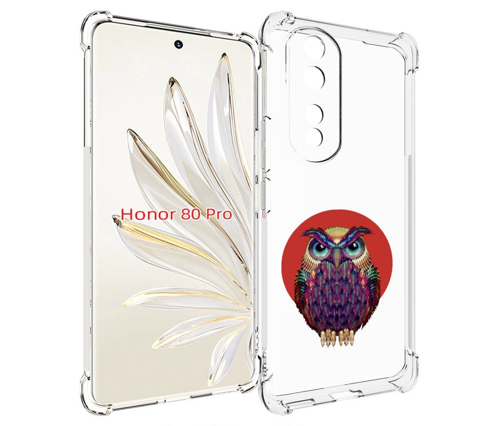 

Чехол MyPads Сова 3 для Honor 80 Pro, Прозрачный, Tocco