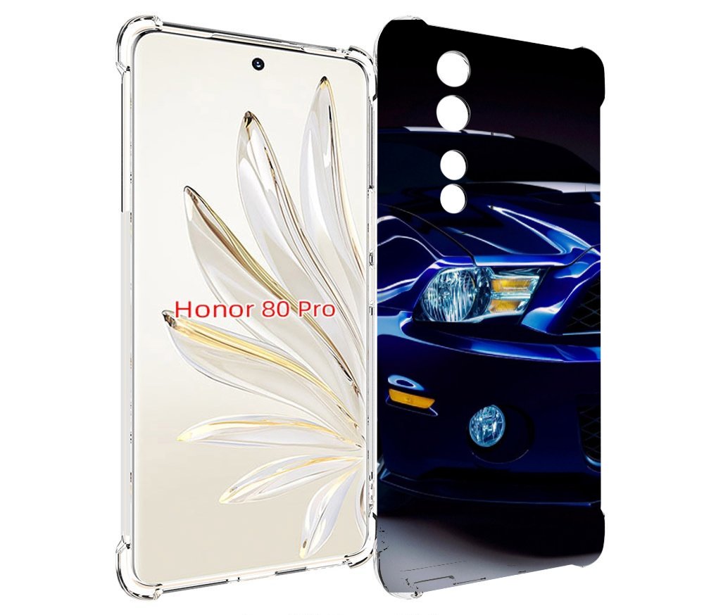 

Чехол MyPads Синяя-машина для Honor 80 Pro, Прозрачный, Tocco