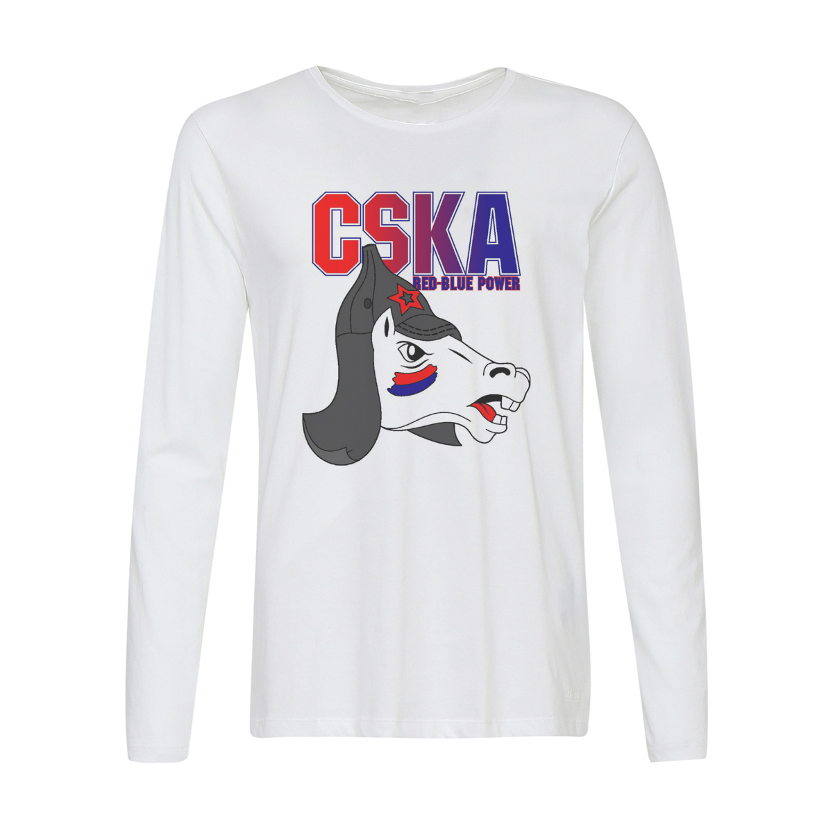 

Лонгслив CoolPodarok ЦСКА, Белый, w0114657