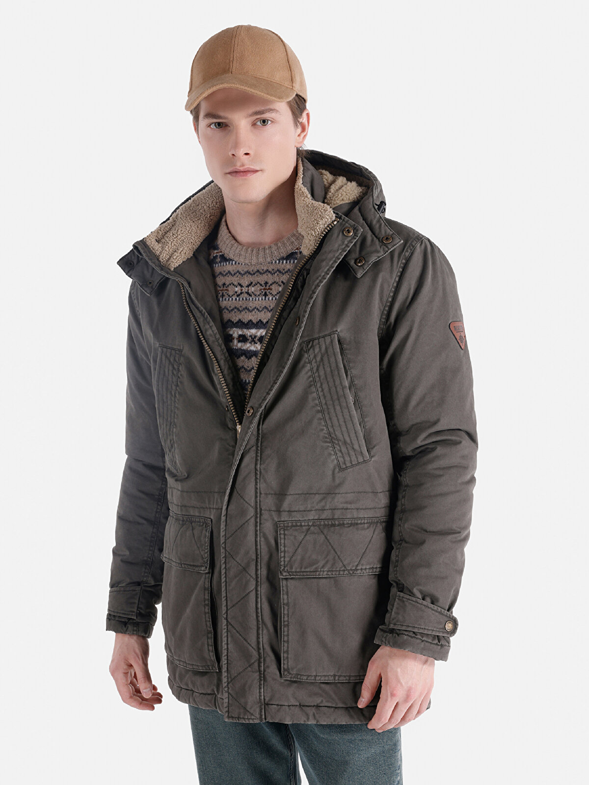 

Куртка мужская Colin's CL1066368_Q1.V1 серая 2XL, Серый, CL1066368_Q1.V1