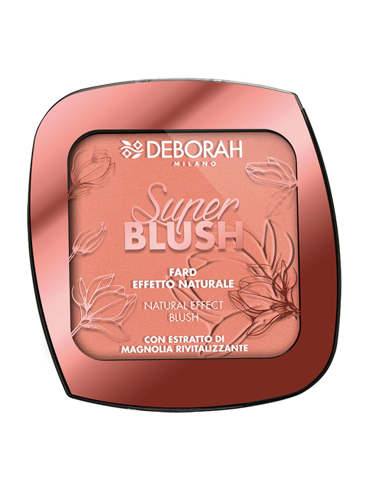 Румяна  2 Кораллово-розовый  Deborah Milano Super Blush румяна 3 кирпично розовый deborah milano super blush
