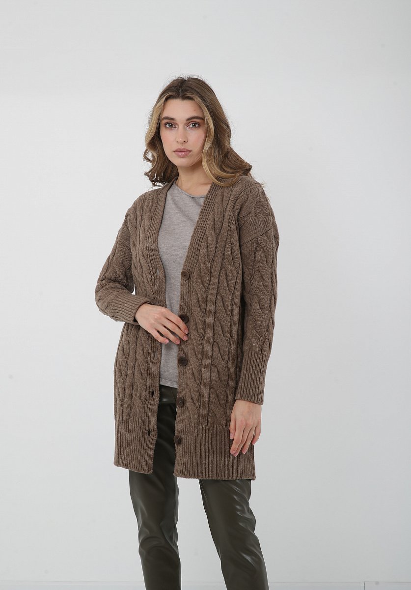 

Кардиган женский Glenfield D21CRC71T-27C бежевый M, D21CRC71T-27C