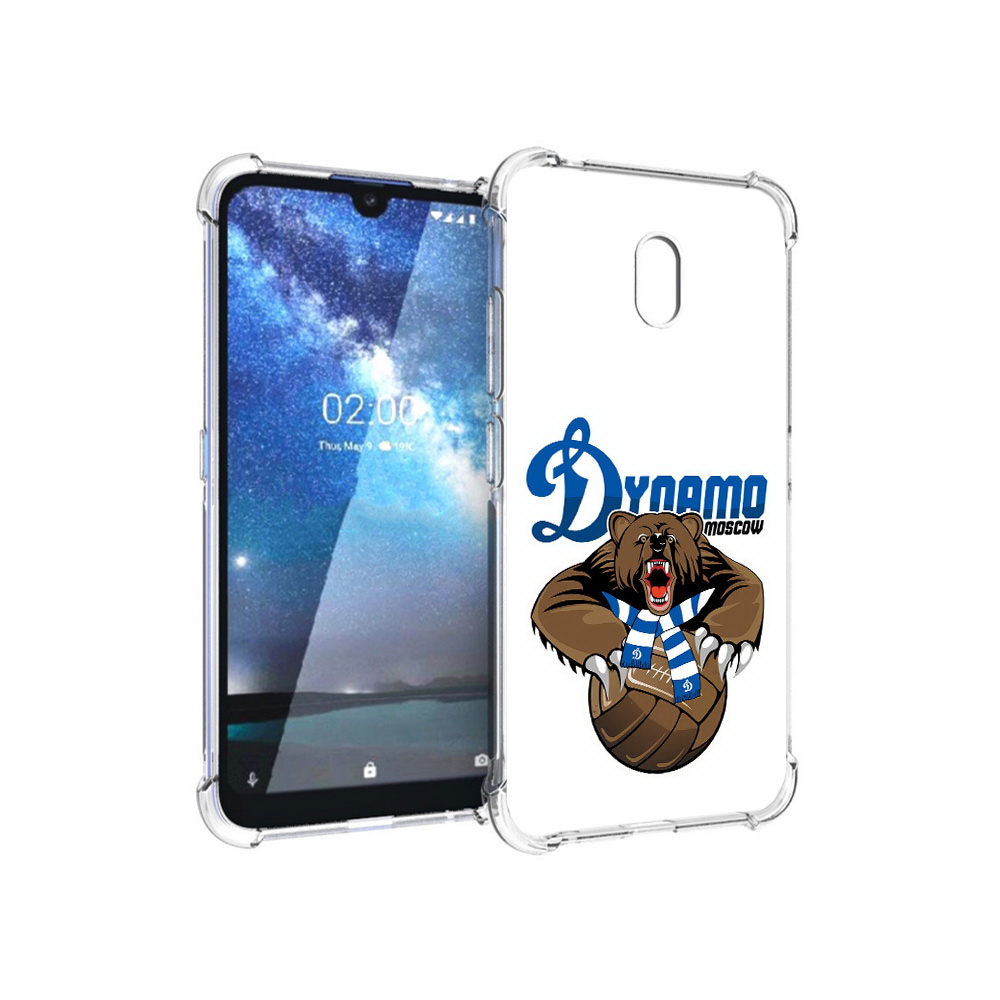 

Чехол MyPads Tocco для Nokia 2.2 ФК Динамо медведь (PT134721.103.175), Прозрачный, Tocco
