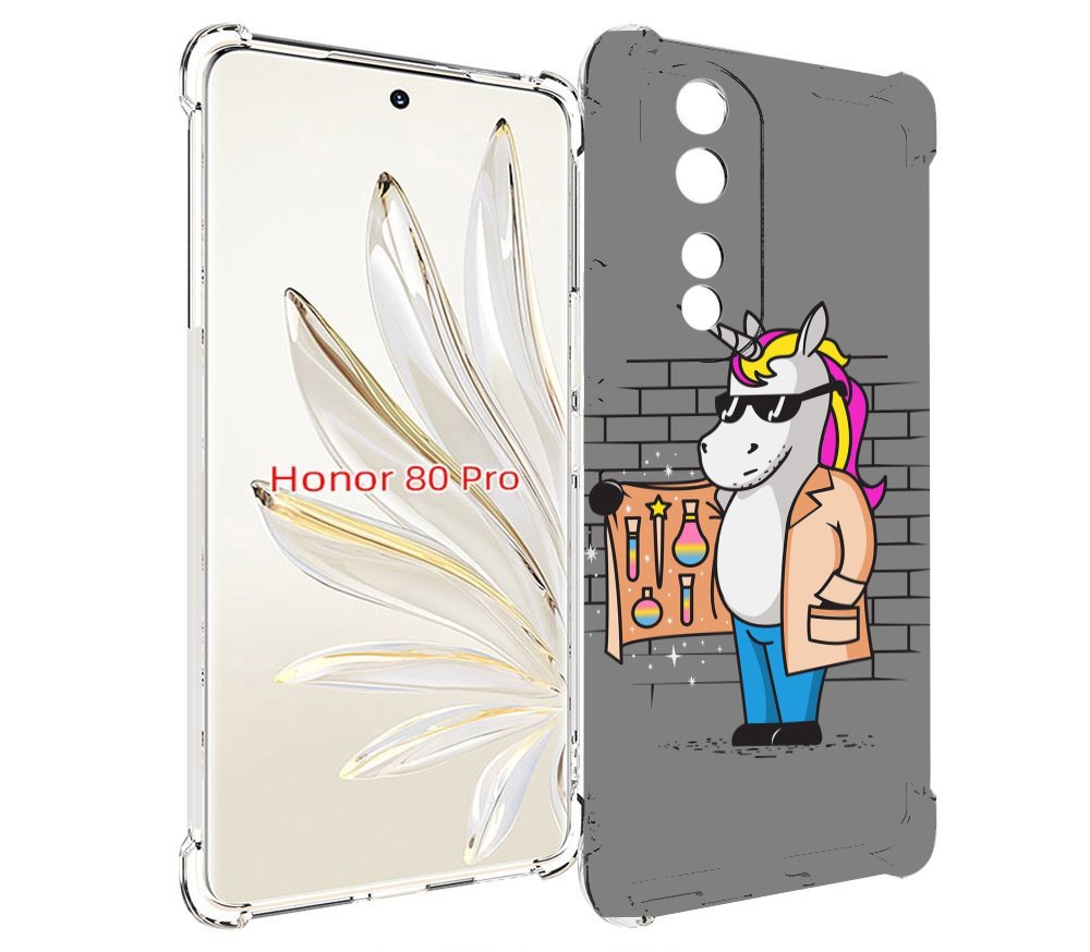 

Чехол MyPads Продавец-единорог для Honor 80 Pro, Прозрачный, Tocco