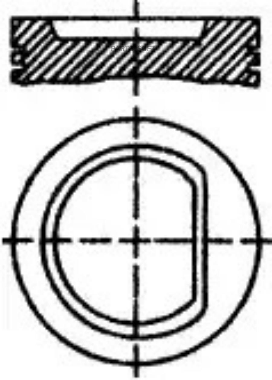 

Поршень ДВС NURAL Audi; VW 1.4 AEX; APQ 76.5 1.2x1.5x2.5 std 95-
