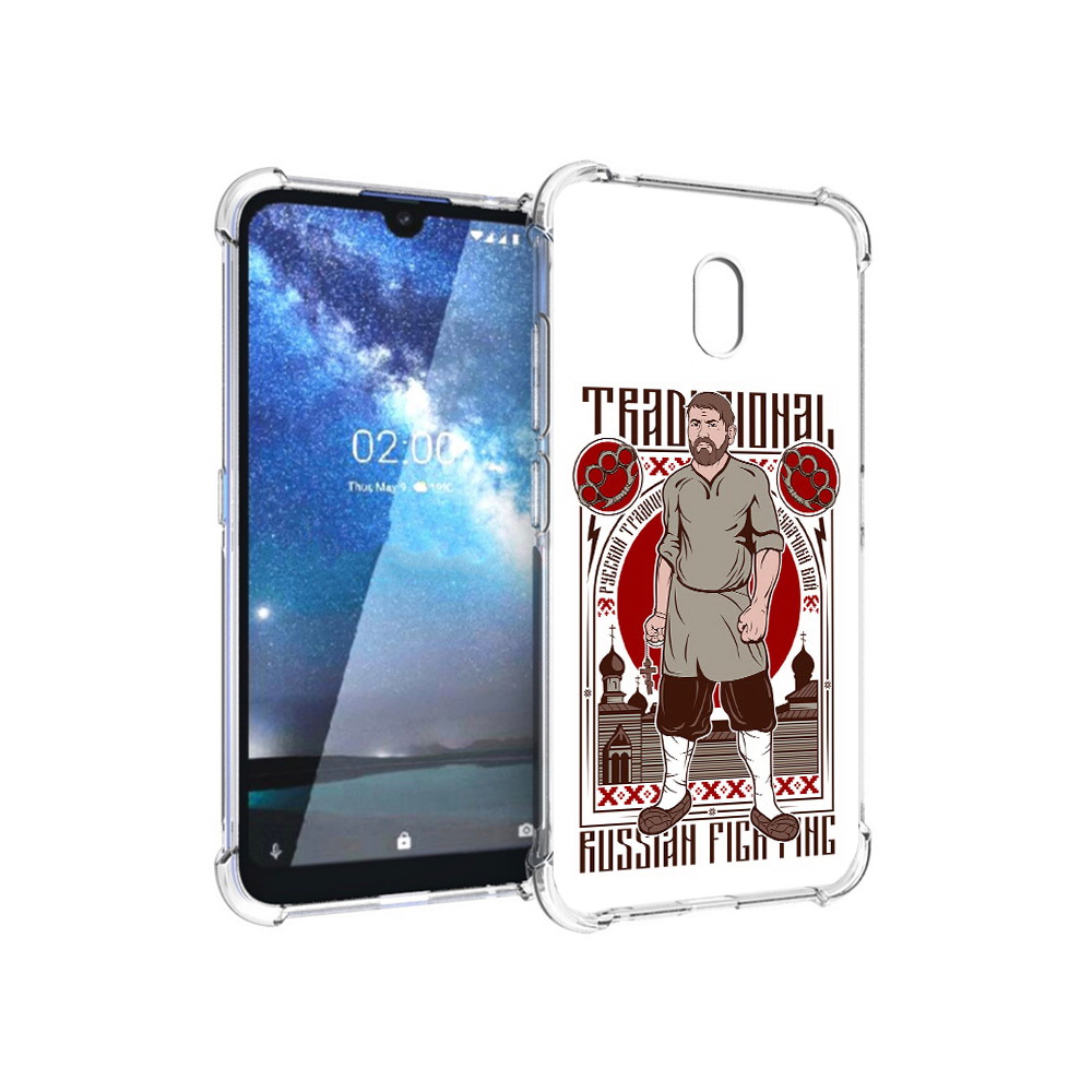 

Чехол MyPads Tocco для Nokia 2.2 Традициональный мужчина (PT134721.103.173), Прозрачный, Tocco