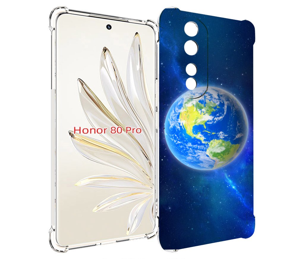 

Чехол MyPads Планета-Земля для Honor 80 Pro, Прозрачный, Tocco