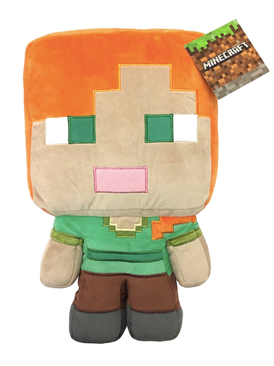 Мягкая игрушка StarFriend Подушка Майнкрафт Minecraft Алекс, оранжевый, 23х6,5х40 см мягкая игрушка парк сервис эндермен герой майнкрафт игры