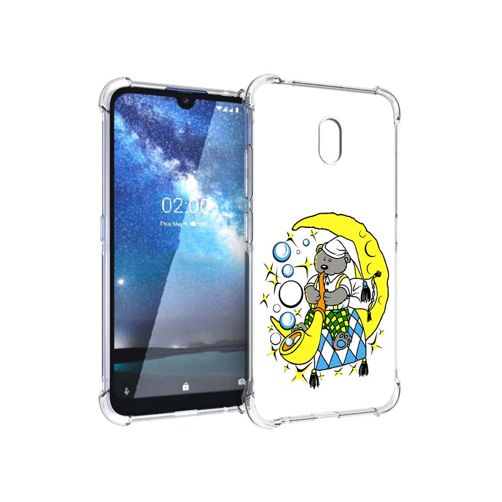

Чехол MyPads Tocco для Nokia 2.2 Сырная луна (PT134721.103.167), Прозрачный, Tocco
