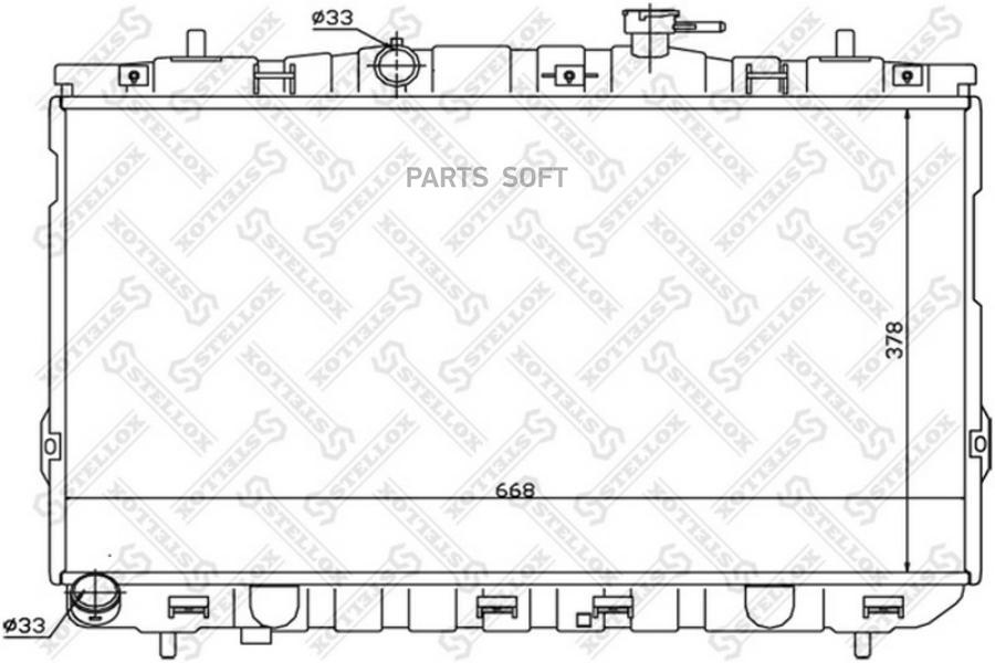 

Радиатор Системы Охлаждения STELLOX 1025472sx