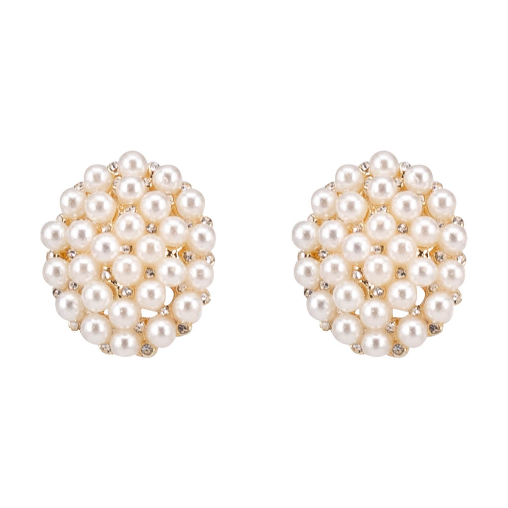 

Серьги из бижутерного сплава OTOKODESIGN 1-55663, жемчуг искусственный, 1-55663