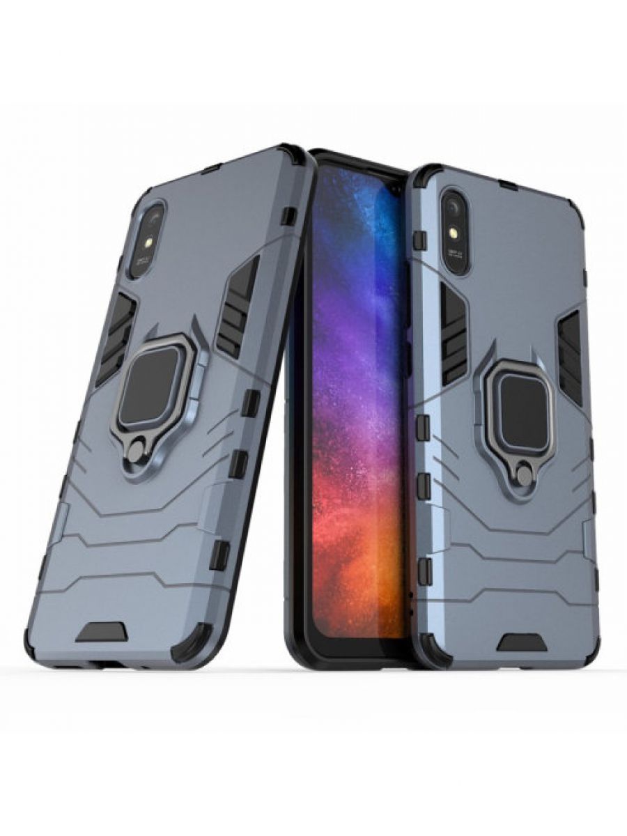

Чехол Ring для смартфона Xiaomi Redmi 9A синий