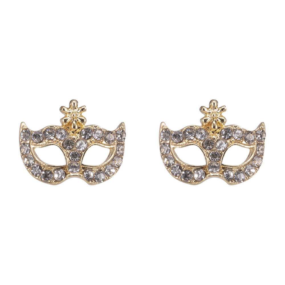 

Серьги пусеты из бижутерного сплава OTOKODESIGN 1-56487, стразы, 1-56487