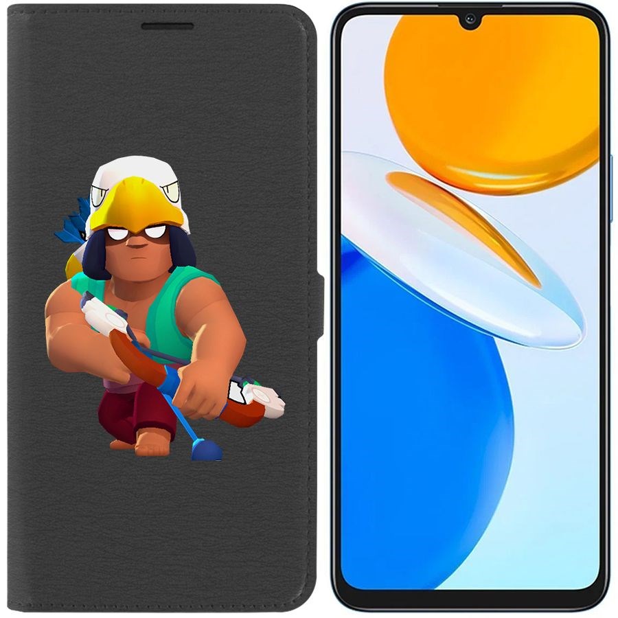 

Чехол-книжка Eco Book для Honor X7 Brawl Stars-Бо