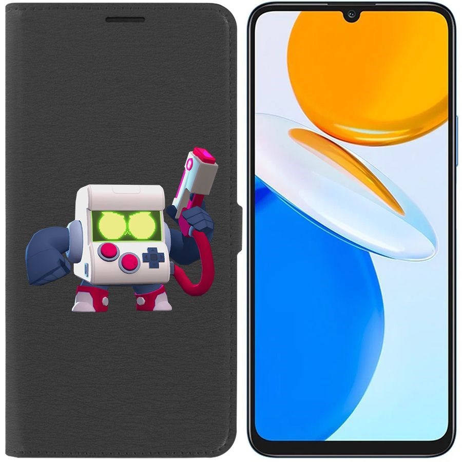 

Чехол-книжка Eco Book для Honor X7 Brawl Stars-8-Бит классический