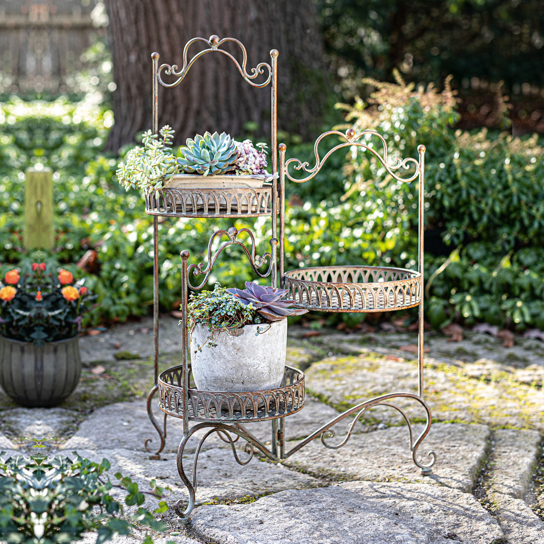 

Подставка для цветов Хит-декор Антик 07415, Коричневый