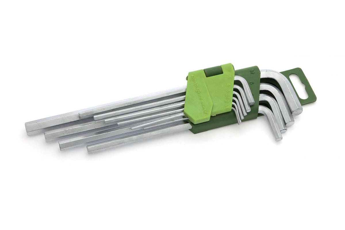 Набор Ключей Шестигранных Удлинённых (1.5,2,2.5,3,4,5,6,7,8,10 Мм) 10 Шт.  Дело Техники^56