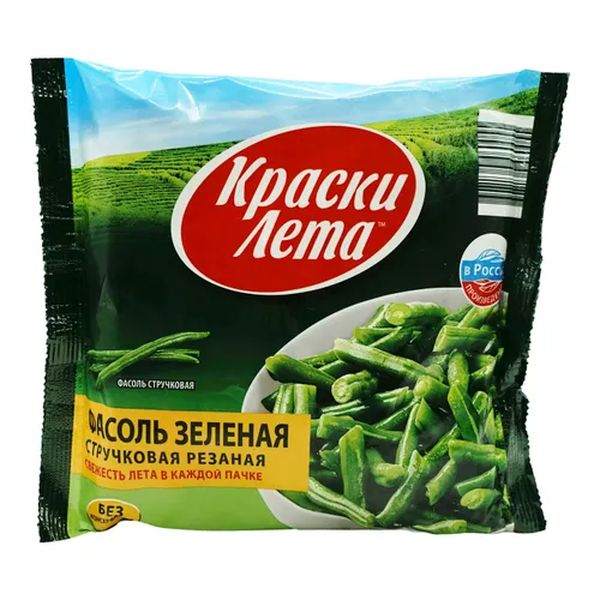 

Фасоль стручковая Краски Лета быстрозамороженная 400 г