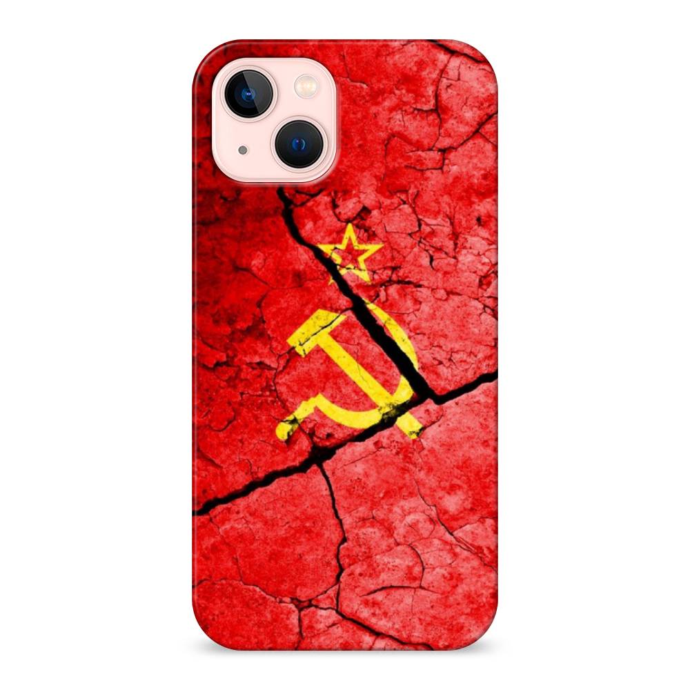 

Пластиковый чехол "СССР" на Apple iPhone 13, 14220-4