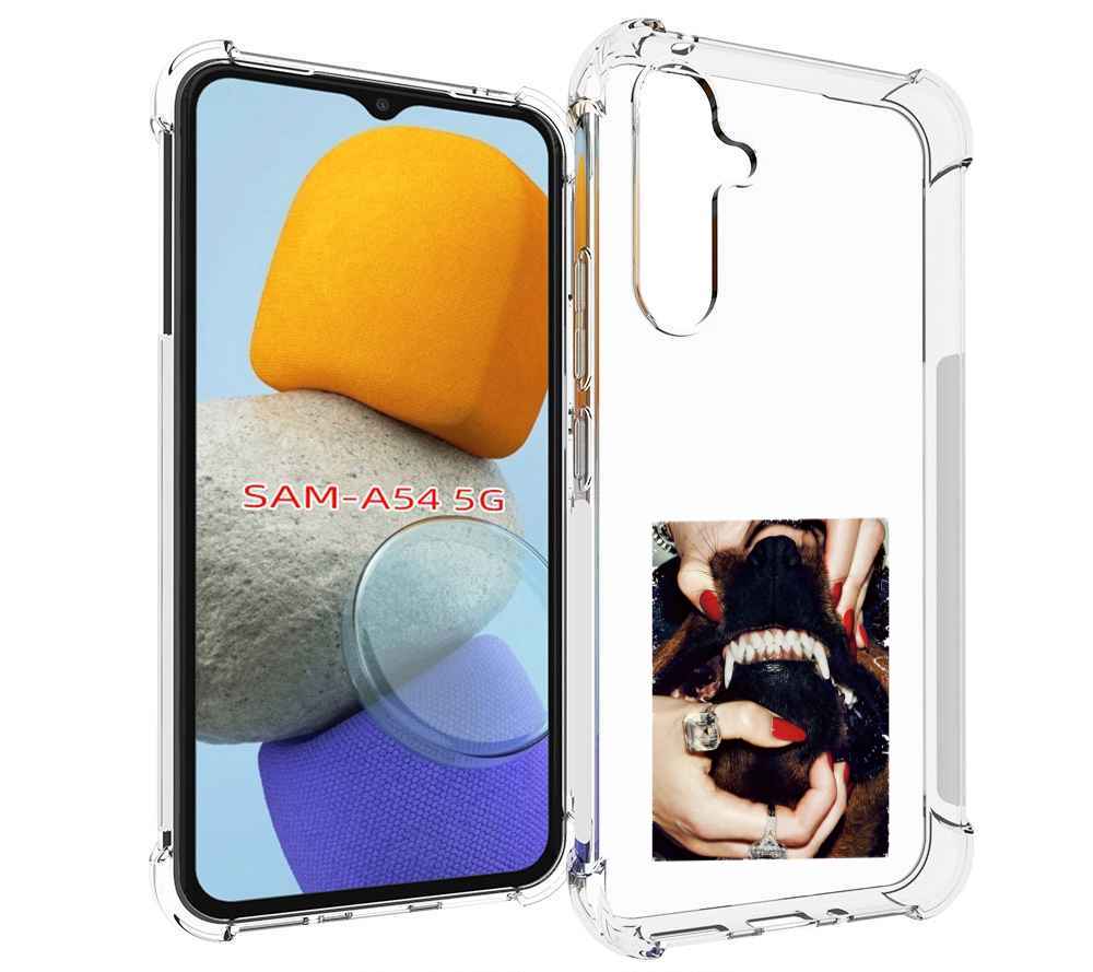 

Чехол MyPads маникюр для Samsung Galaxy A54, Tocco