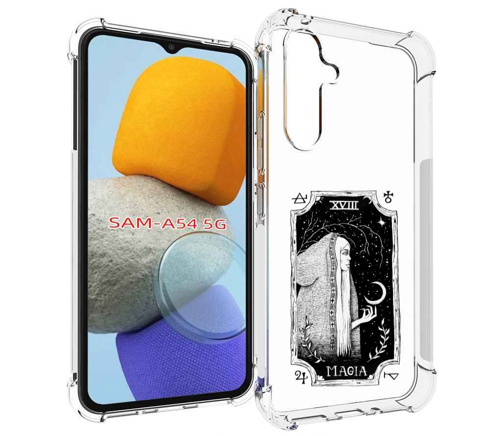 

Чехол MyPads лунная магия для Samsung Galaxy A54, Tocco