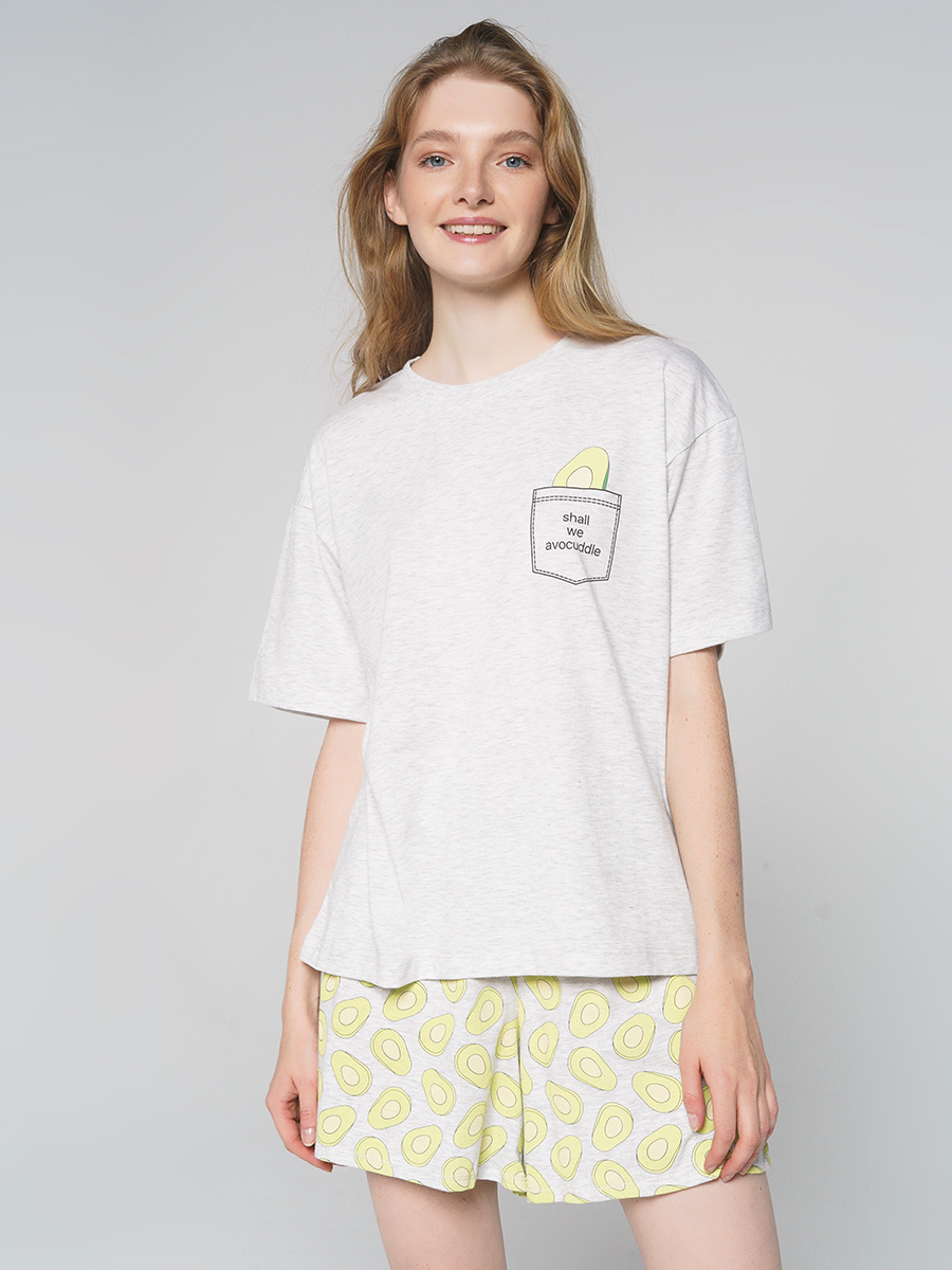 

Пижама женская ТВОЕ 82076 белая L, 82076